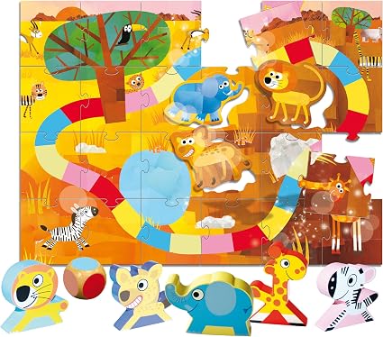 Ludattica, 3 Games My Savannah LISCIANI Jeu pour 3 ans et plus