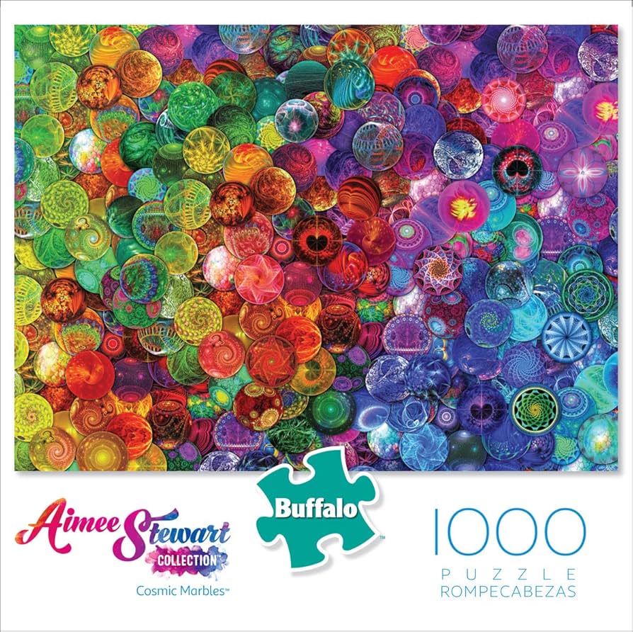 STEWART, Aimee : Cosmic Marbles BUFFALO Casse-tête 1000 morceaux