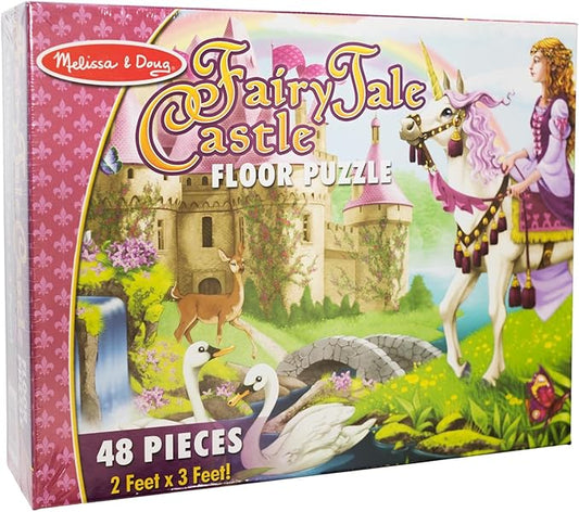Fairy Tale Castle Melissa & Doug 4427 Casse-tête 48 morceaux de plancher