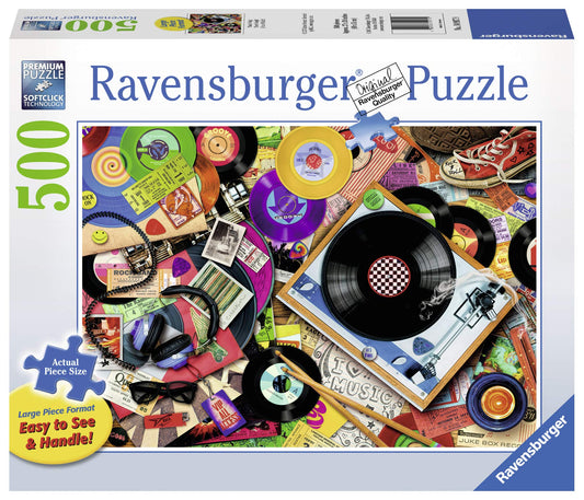 Vive le vinyl ! Ravensburger 149179 Casse-Tête 500 morceaux