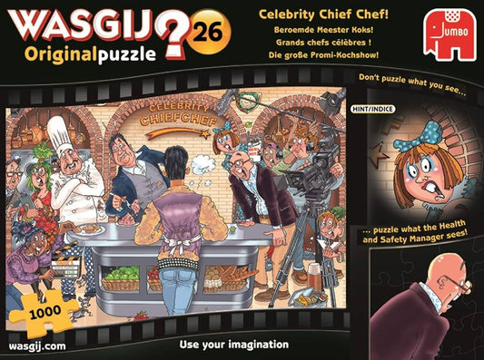 Wasgij Original 26 Grands chefs célèbres 19150 Casse-tête 1000 morceaux