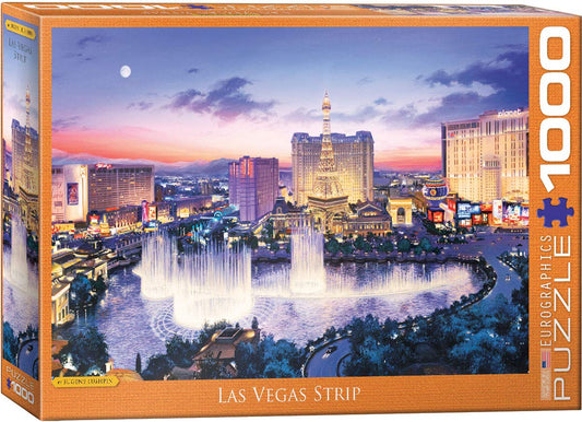 LUSHPIN, Eugene: Las Vegas Strip Eurographics 6000-5491 Casse-tête 1000 morceaux
