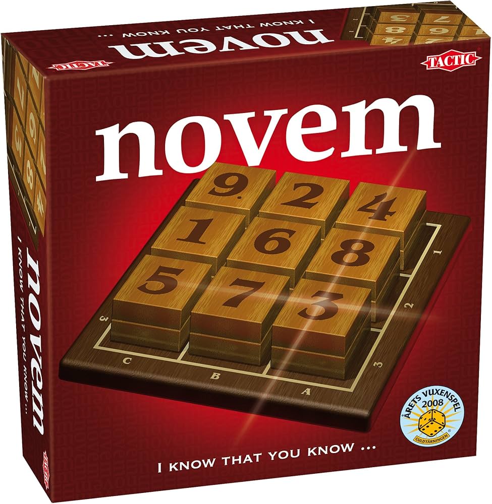 Novem TACTIC Jeux 8 ans et plus
