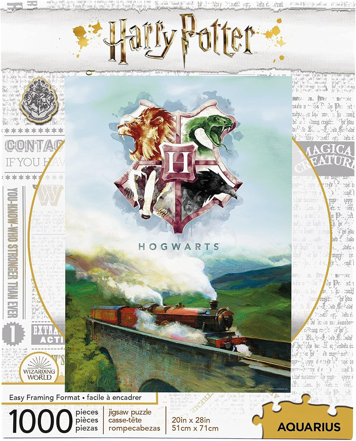 Harry Potter HOGWARTS Casse-tête 65-344 Aquarius 1000 morceaux