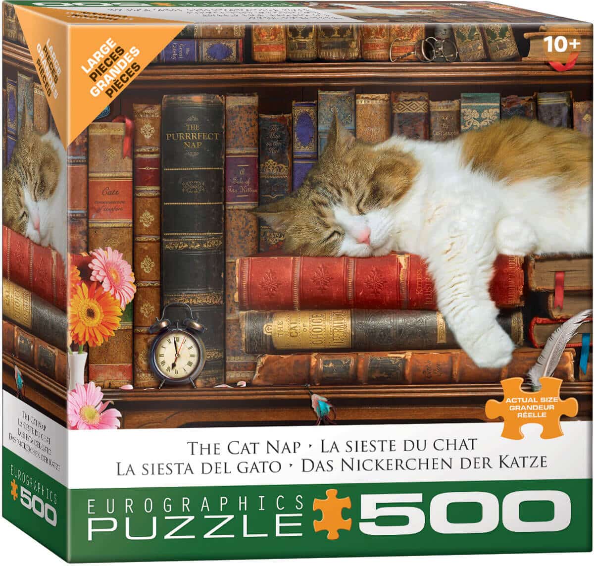 La sieste du chat  EUROGRAPHICS Casse-tête 500 morceaux