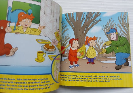 Curious George Makes Maple Syrup SCHOLASTIC 9780544032521