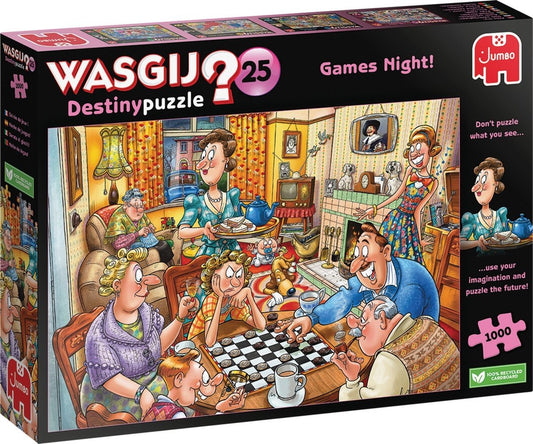 Destiny 25 Games Night ! Wasgij  1110100015 Casse-tête 1000 morceaux