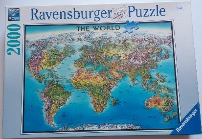 Carte du monde Ravensburger 166831 Casse-tête 2000 morceaux