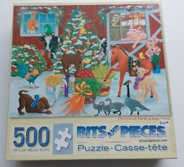 BAMBECK, Kathy Christmas Farm Bits and Pieces 46900 Casse-tête 500 morceaux