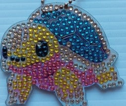 01 grosse tortue porte-clés, big turtle keychain