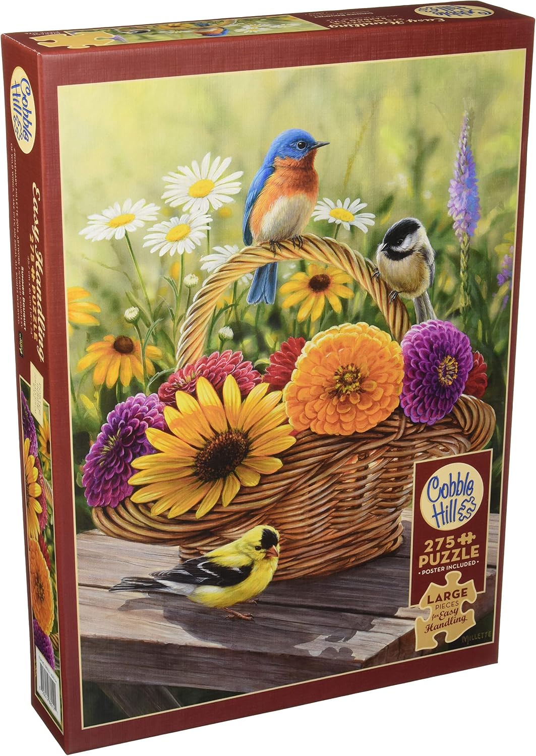 MILLETTE, Rosemary: Summer Bouquet COBBLE HILL 88012 Casse-tête 275 morceaux