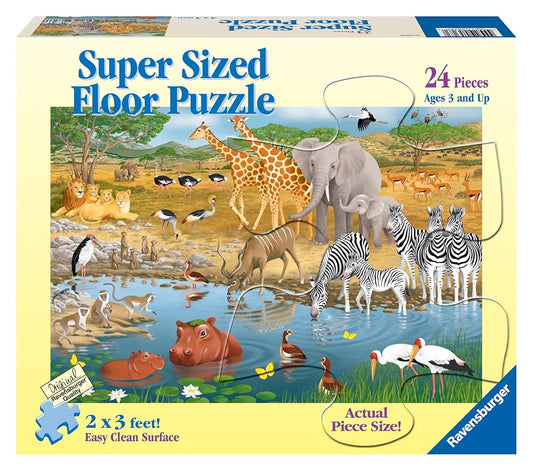 Animaux africains Ravensburger 05328 Casse-tête plancher 24 morceaux