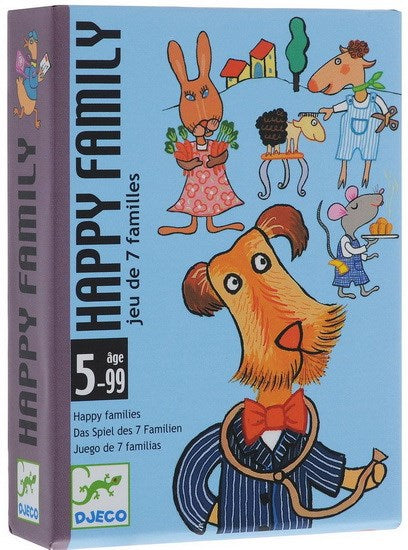 Happy Family, Jeu de 7 familles DJECO DJ05115  Jeu 5 ans et plus