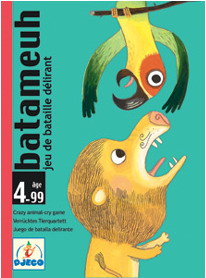 Batameuh Jeu de bataille délirant DJECO DJ05114 Jeu 4 ans et plus