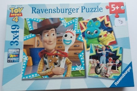 Toy Story 4 Tous ensemble RAVENSBURBER 080670 Casse-tête 3x49 morceaux