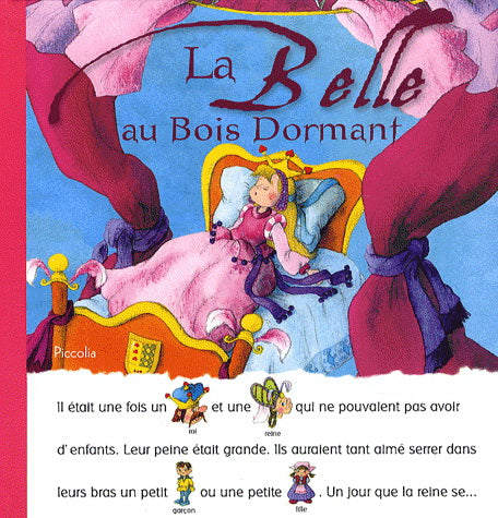 Je lis avec des mots et des images : La belle au bois dormant PICCOLIA 9782753009165
