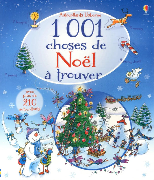 1001 choses de Noël à trouver, autocollants USBORNE 9781409594109