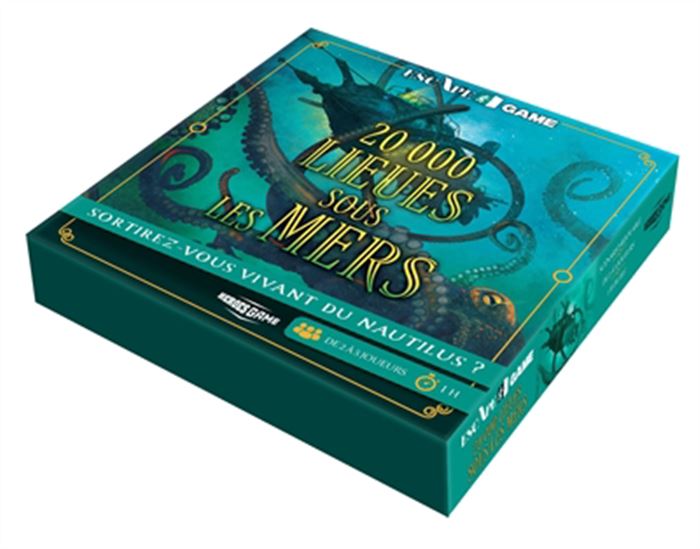 20 000 lieues sous les mers Hachette Heroes Game Jeu 12 ans et plus