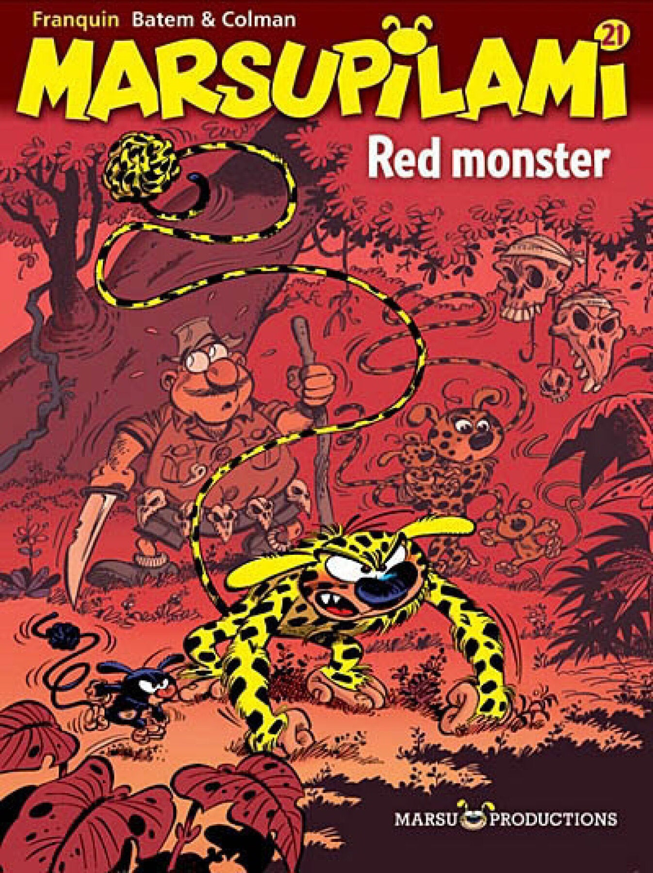 FRAQUIN : Marsupilami T21 Red Monster MARSU 9782354260187
