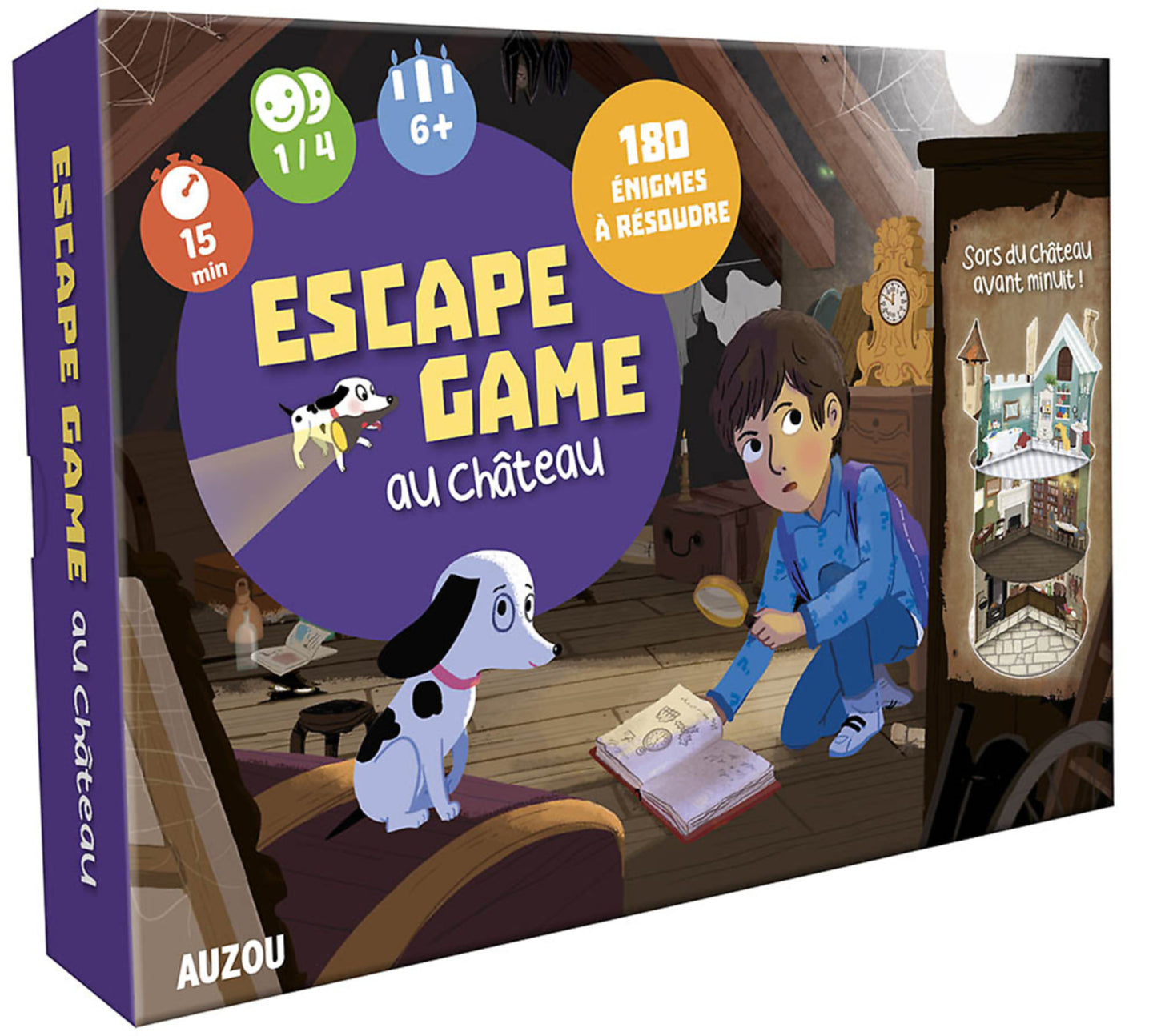 Escape Game au château AUZOU Jeu 6 ans et plus