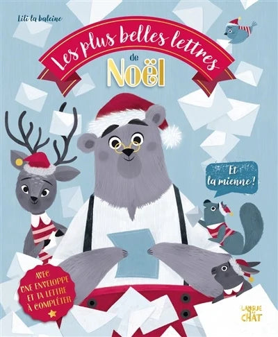 Lili la baleine : Les plus belles lettres de Noël (et la mienne !) LANGUE CHAT 9782806310248
