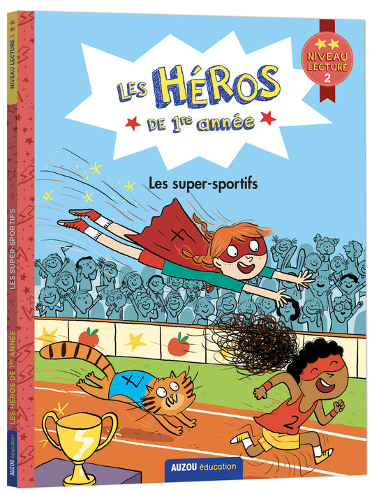 MARTINS DREIDEMY : Les héros de 1ère année : Les super-sportifs Niveau 2 AUZOU 9782898242038