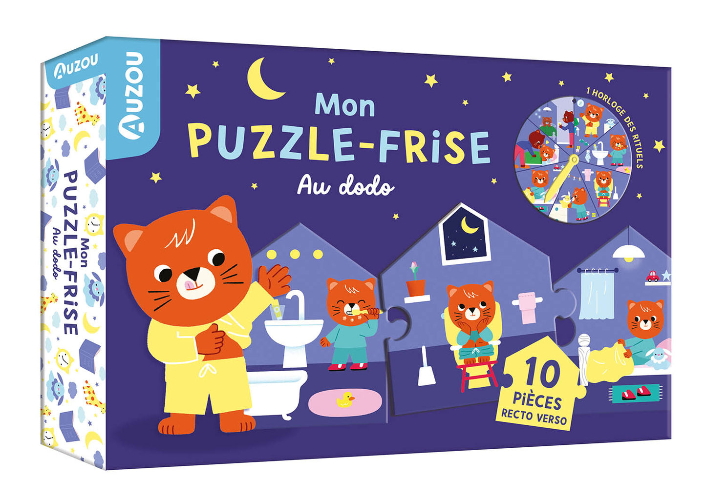 Mon puzzle-frise Au Dodo Auzou Casse-tête 10 morceaux