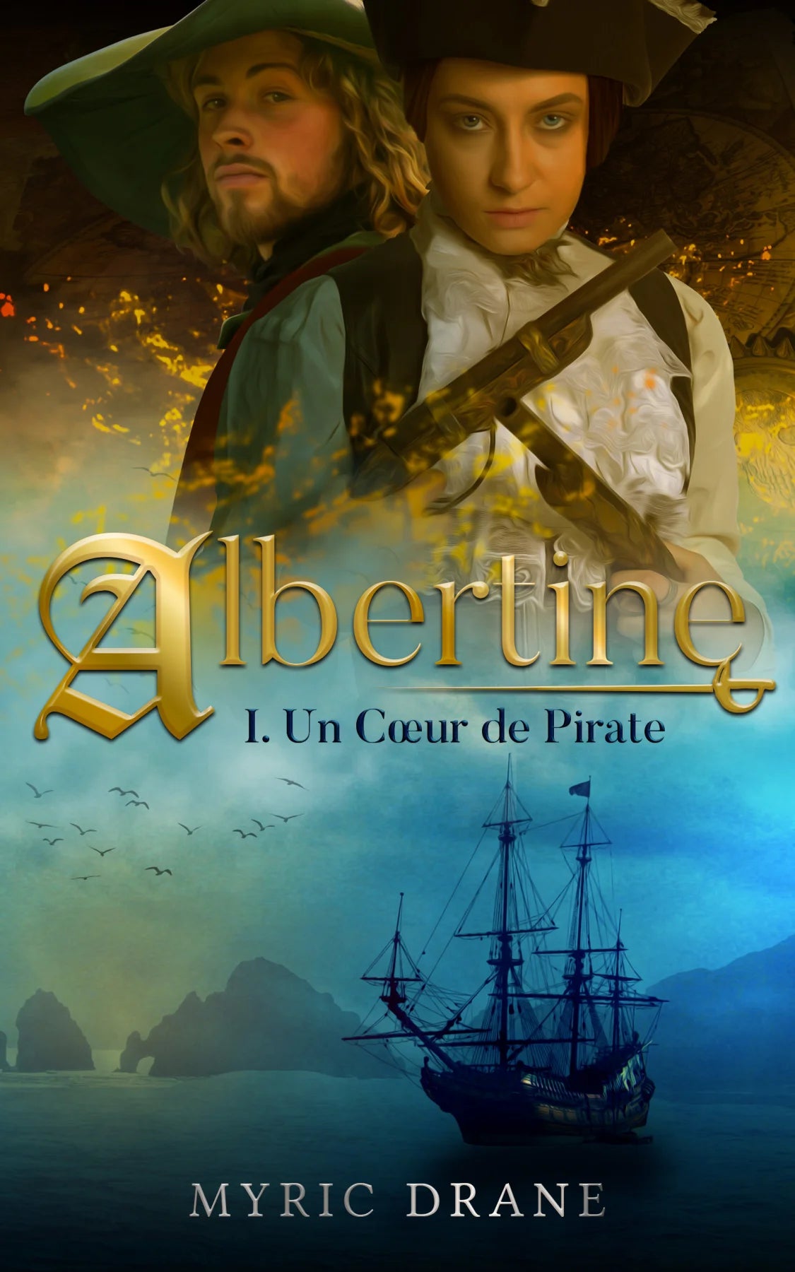 DRANE, Myric : Albertine T1 Un coeur de pirate VIVETIÈRES 9791092108248