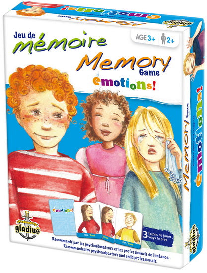 Jeu de mémoire Émotions Gladius  GLA4382 Jeux 2 ans +