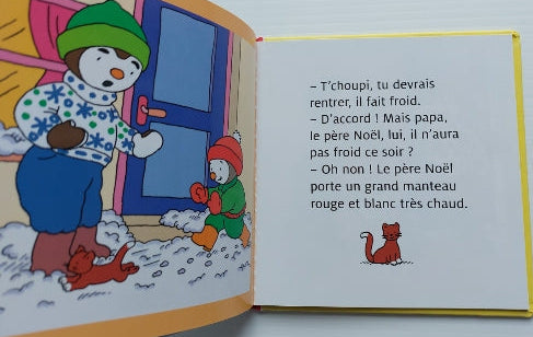 COURTIN, T10  T'choupi fête Noël NATHAN 9782092020388