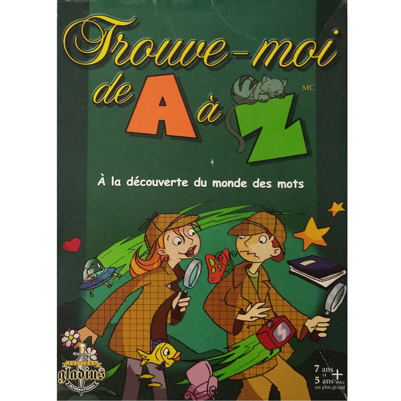 Trouve-moi de A à Z GLADIUS  GLA1640 Jeux 7 ans +