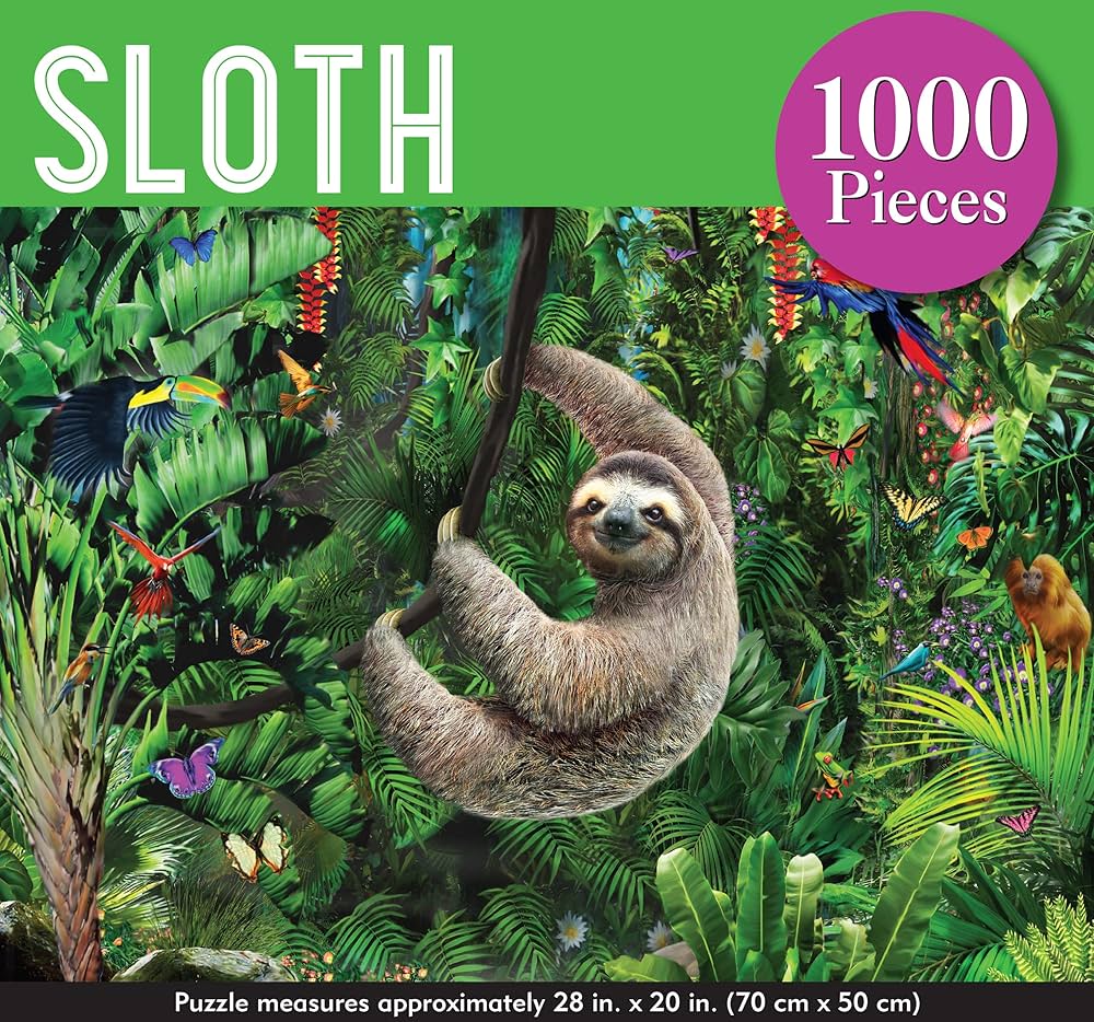 Sloth, Peter Pauper Press Casse-tête 1000 morceaux 9781441329295