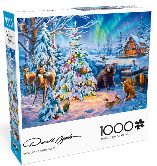 BUSH, Darrell : Woodland Christmas BUFFALO Casse-tête 1000 morceaux