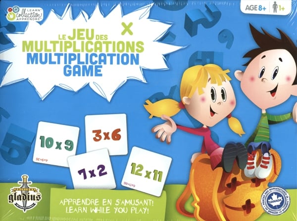 Le jeu des multiplications Gladius GLA4820 Jeux 8 ans +