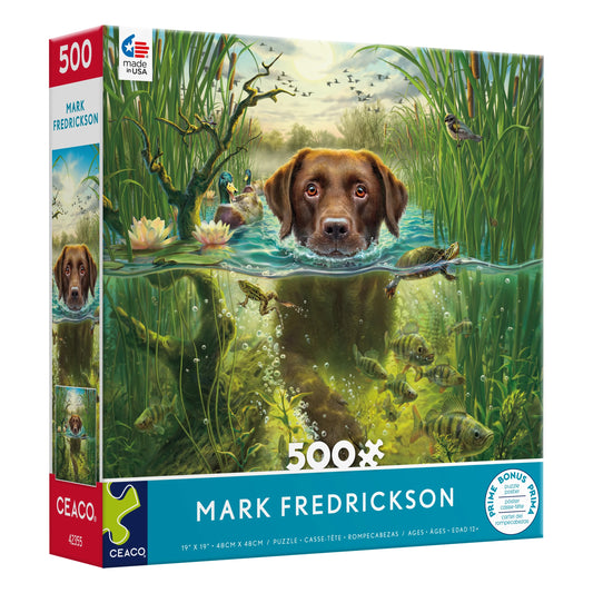 FREDRICK, Mark Chocolat Labrador CEACO 42355 Casse-tête 500 morceaux