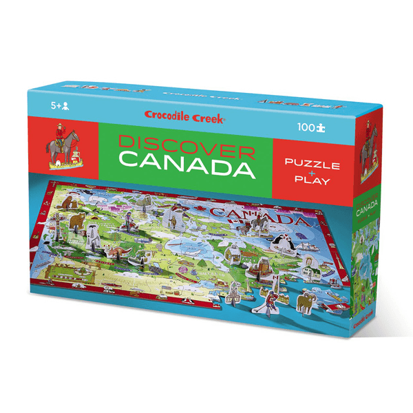 Discover Canada Crocodile Creek Casse-tête 100 morceaux