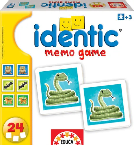 Identic, Memo game EDUCA Jeu 3 ans et plus