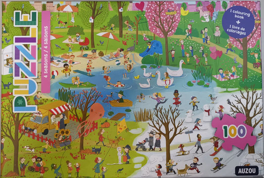 4 saisons 4 seasons AUZOU Casse-tête 100 morceaux