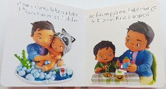 Fleurus: Une journée avec Papa: L'imagerie des bébés 9782215165385