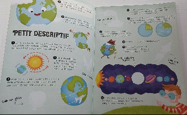 100 choses amusantes sur la Terre : apprendre et coller YOYO 9789463990615