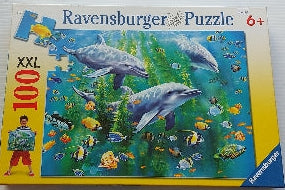 Trio de dauphins Ravensburger 106059 Casse-tête 100 morceaux