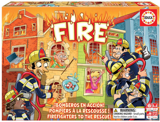 Fire / Pompiers à la rescousse! EDUCA 18851 Jeux 6 ans +