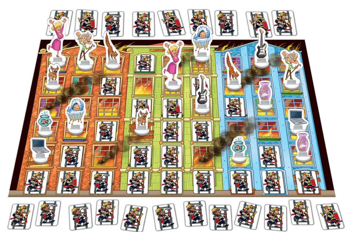 Fire / Pompiers à la rescousse! EDUCA 18851 Jeux 6 ans +