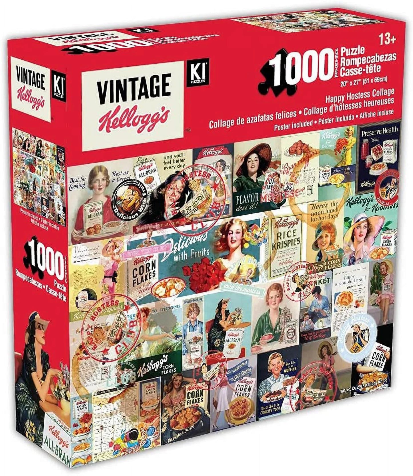 Vintage Kellogg's Publicités Retro KARMIN Casse-tête 1000 morceaux