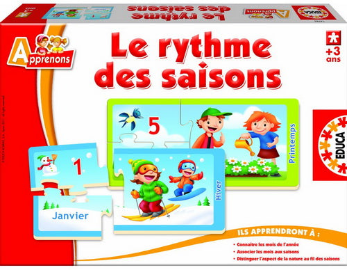 Le rythme des saisons EDUCA 14786 Jeu 3 ans et pus