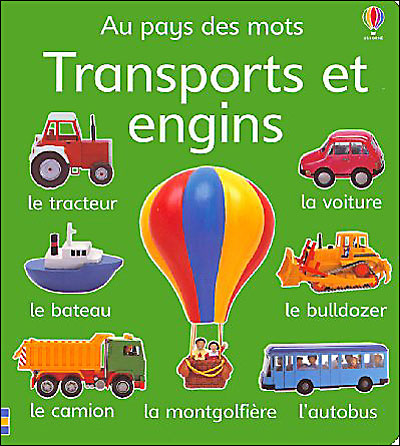 Au pays des mots: Transports et engins USBORNE 9780746043936