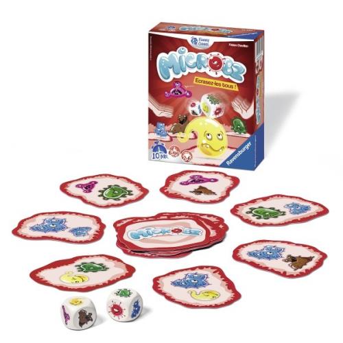 Microbz Écrasez-les tous! RAVENSBURGER 266821 Jeux 6 ans et plus