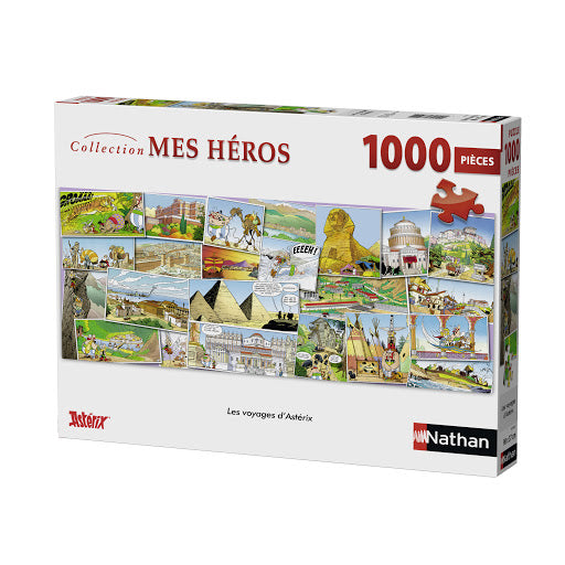 Les voyages d'Astérix NATHAN 874781 Casse-tête 1000 morceaux