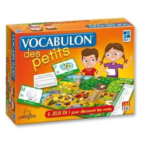 Vocabulon des petits Larousse Méga Bleu Jeux 3 ans et plus