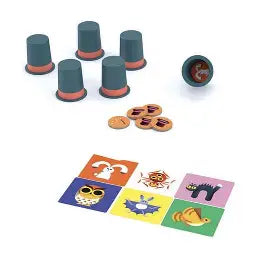 Magic Hat, jeu de mémoire DJECO DJ08536 Jeu 6 ans et plus